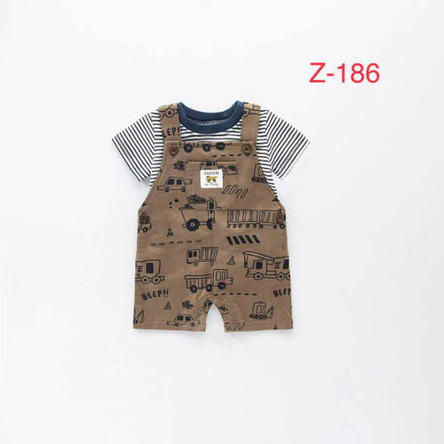 ست دوتیکه بیلر و تیشرت کارترز طرح جرثقیل خاکی ............................................