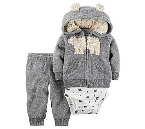 ست سه تیکه سوییشرت شلوار کارترز طرح خرس قطبی ...............................15396