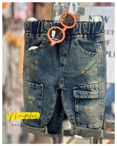 شلوار جین بچگانه طرح دوجیب | مناسب ۶ ماه تا ۲/۵ سال .....کد18394