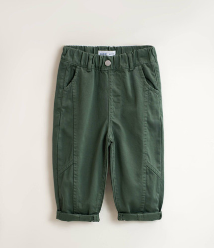 شلوار کتان دوخط اوریب کمر کشی .....کد 19077