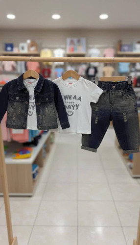 ست سه تیکه جین کد 1862. ................18399