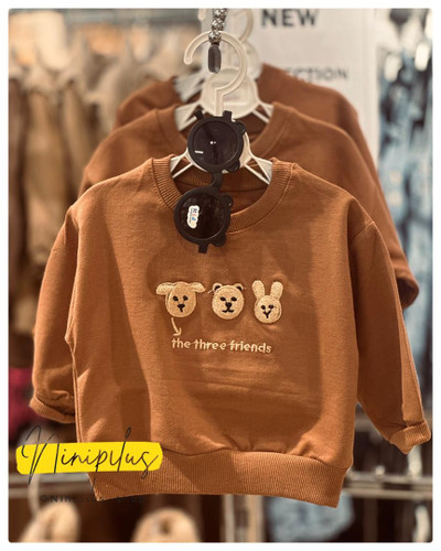 بلوز دورس نوزادی طرح The Three Friends | ۳ ماه تا ۲ سال ........ 18555