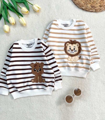 بلوز تک دورس دو نخ شیر راه راه .................. 19087