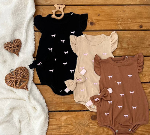 ست بادی گلدوزی و هدبند پاپیون ......................................................17298