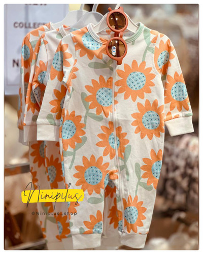 سرهمی نخی نوزادی زیپدار | راحت و ضدحساسیت .................... کد 20110