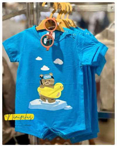 رامپر نخی کودک | پنبه یکرو، ۶ ماه تا ۳ سال...............17513