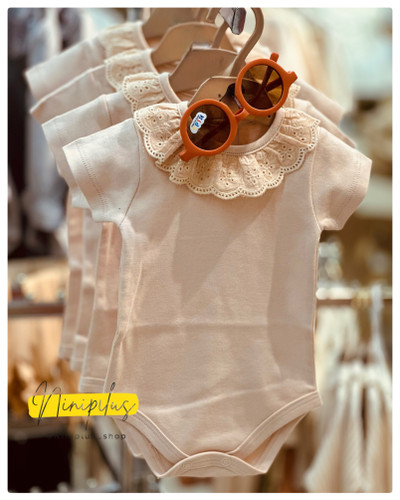 زیرسارافونی نخی مجلسی دخترانه مدل یقه گیپور | مناسب 0 ماه تا 2 سال.......کد 20142