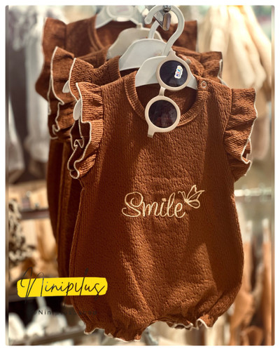 رامپر نخی پفگی طرح اسمایل {صفرتا دو سال } ....................................16805