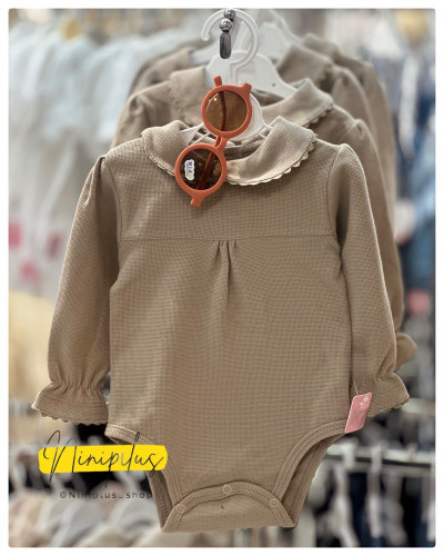 زیرسارافونی نخی مجلسی دخترانه مدل یقه ب ب | مناسب ۳ ماه تا ۳ سال....... 20163 (4640)