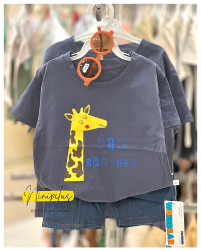 ست تیشرت شلوارک نخی زرافه............ 18671