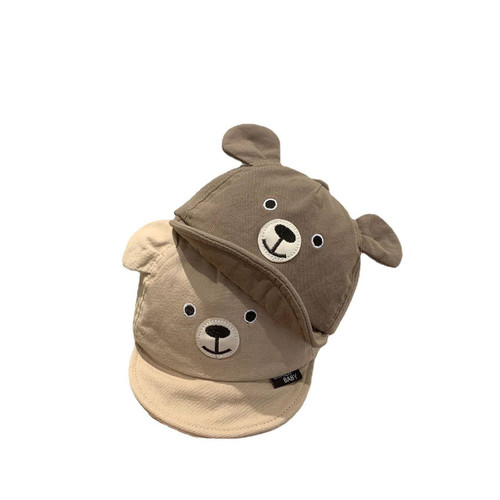 کلاه نوزادی لبه متحرک دوگوش تدی ...............................15544